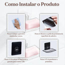 Saboneteira para Banheiro de Parede em Inox - 2 Peças