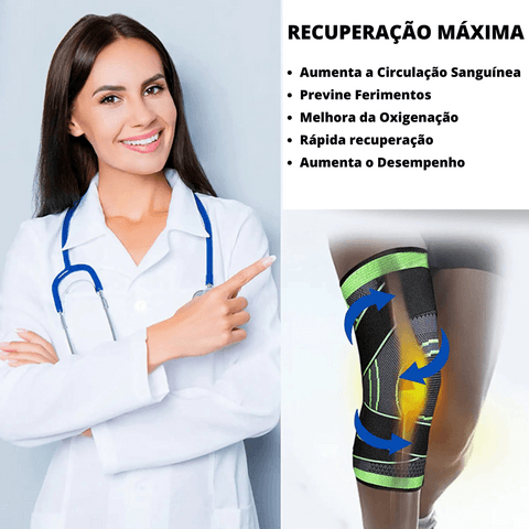 Joelheiras de Compressão Tamanho Único