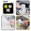 Escova Elétrica de Limpeza 5 em 1 Praticidade e Eficiência para Sua Cozinha e Banheiro