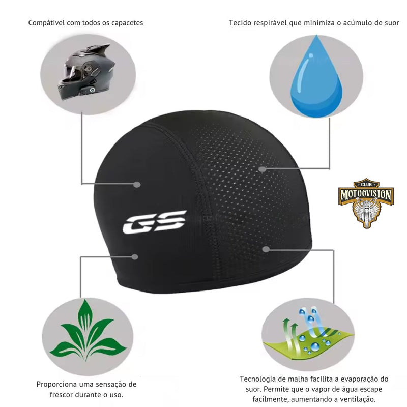 Touca Térmica e Respirável para Capacete Compre 01 LEVE 02