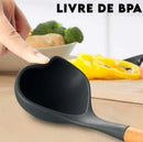 Kit de Colheres de Silicone para Cozinha – 12 Peças