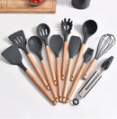 Kit de Colheres de Silicone para Cozinha – 12 Peças