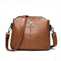 Bolsa Feminina Transversal de Couro Midi