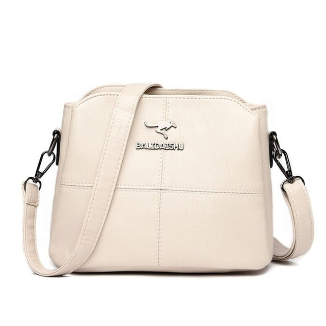 Bolsa Feminina Transversal de Couro Midi