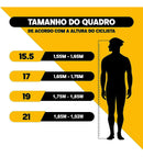 Bicicleta Aro 29 Sutton New Shimano 27v Freio Hidráulico Cor Preto/Vermelho Tamanho do quadro 19