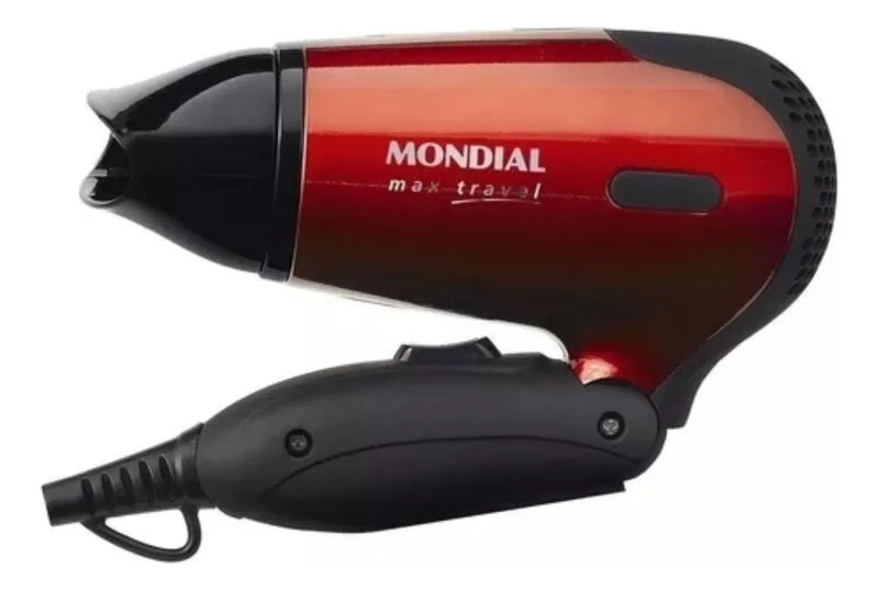 Mondial Max Travel SC-10 Secador De Cabelo 1200W Cor Vermelho/Preto