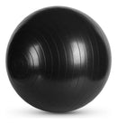 Bola Pilates Suiça Yoga Abdominal Gym Ball 55cm Bomba Cor Preto