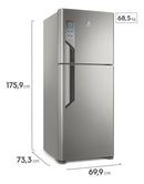 Geladeira Electrolux Frost Free 431L Duplex Cor Inox TF55S 127v