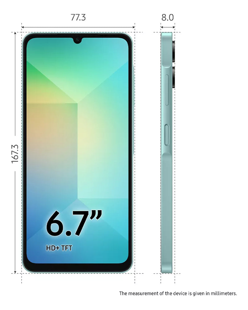 Samsung Galaxy A06 Dual SIM 128 GB verde-claro 4 GB RAM