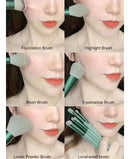 Kit 13 Pçs Pincéis De Maquiagem Contorno Kabuki Profissional