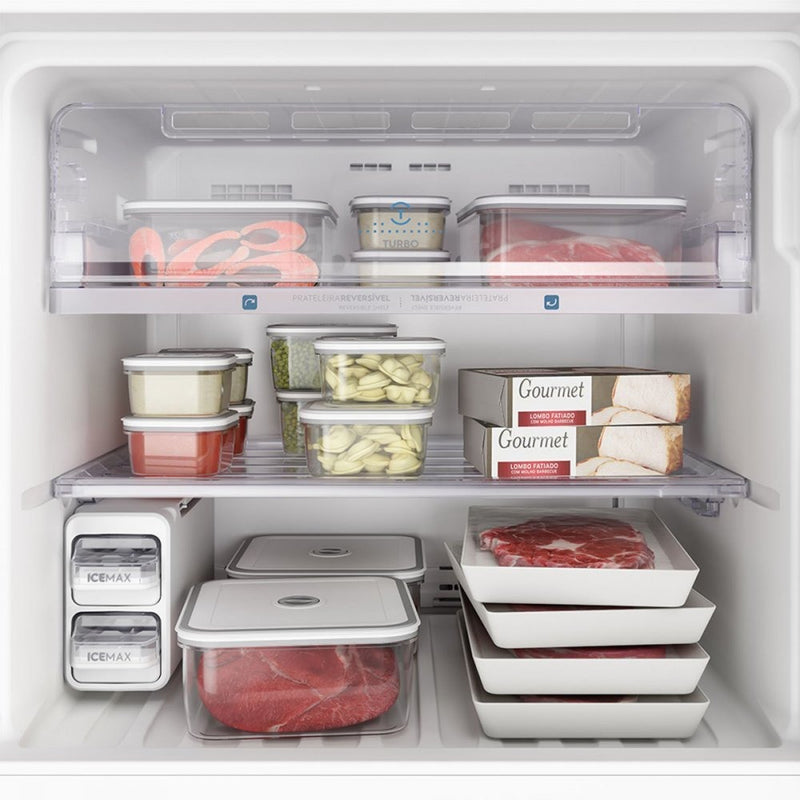Geladeira Electrolux Frost Free 431L Duplex Cor Inox TF55S 127v