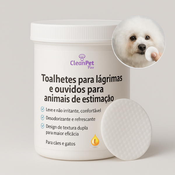 Lenço para limpeza de lagrima acida - Limpeza rápida e conveniente