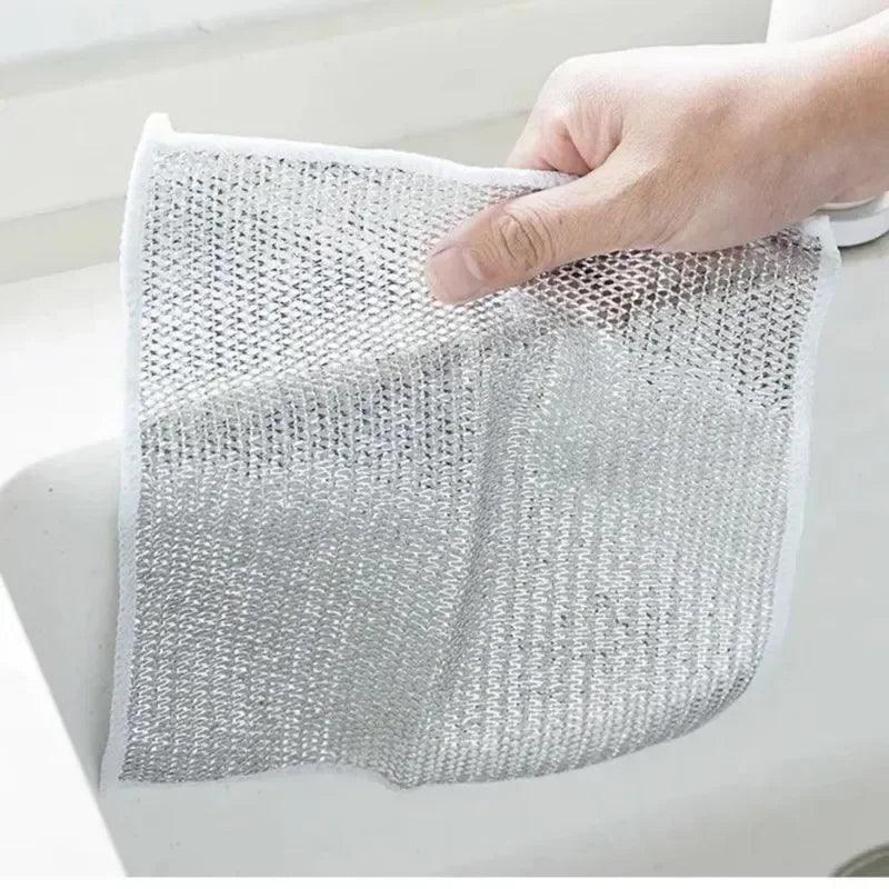 Toalhas de Nano Aço / Limpeza Impecável e Durabilidade para Enfrentar a Sujeira Difícil!