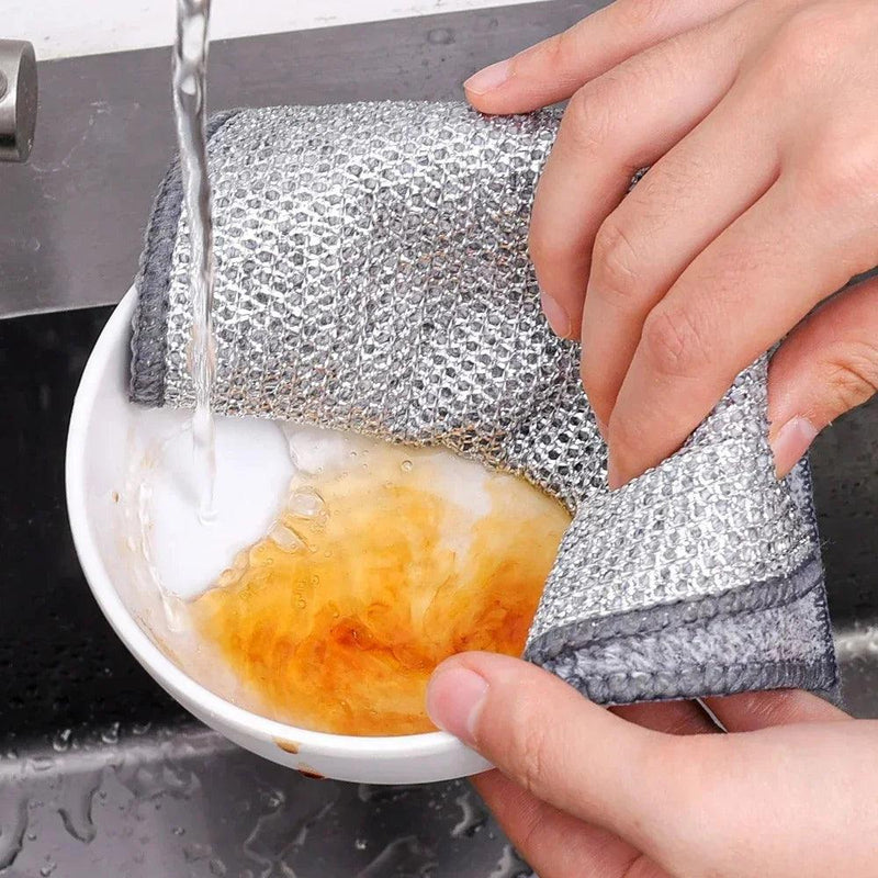 Toalhas de Nano Aço / Limpeza Impecável e Durabilidade para Enfrentar a Sujeira Difícil!