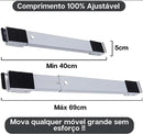 Base Suporte Com Rodinhas Para Geladeira, Fogão, Máquina de Lavar