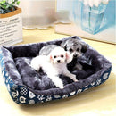 Cama para Cachorros Estampada Azul - da Ronron
