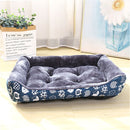 Cama para Cachorros Estampada Azul - da Ronron