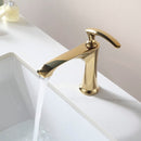 Torneira para Banheiro Dourada Água Fria - Linha Lusso